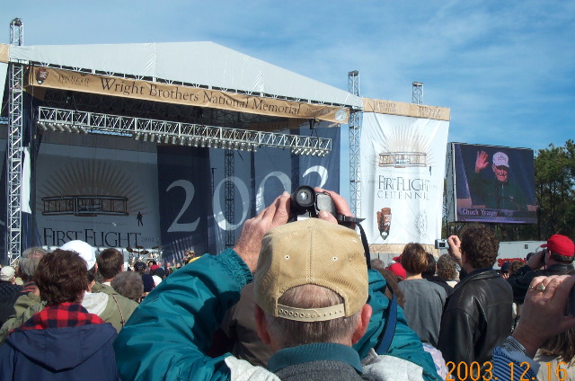 Chuck Yeager at First Flight Centennial